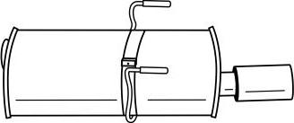 Sigam 45644 - Глушник вихлопних газів кінцевий autozip.com.ua