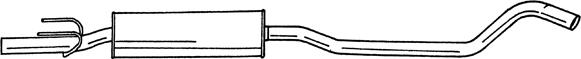 Sigam 40454 - Середній глушник вихлопних газів autozip.com.ua