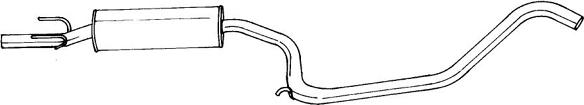 Sigam 40470 - Середній глушник вихлопних газів autozip.com.ua