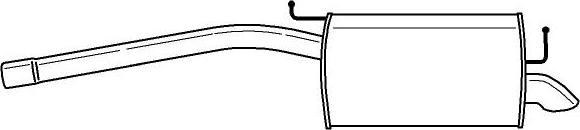 Sigam 61617 - Глушник вихлопних газів кінцевий autozip.com.ua