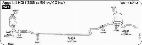 Sigam 020042 - З'єднувальні елементи, система випуску autozip.com.ua