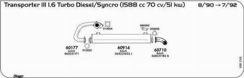 Sigam 053000 - Прокладка, труба вихлопного газу autozip.com.ua