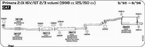 Sigam 012015 - Кільце ущільнювача, труба вихлопного газу autozip.com.ua