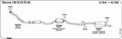 Sigam 025003 - Прокладка, труба вихлопного газу autozip.com.ua