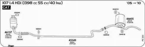 Sigam 020042 - З'єднувальні елементи, система випуску autozip.com.ua