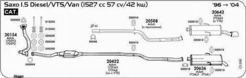 Sigam 020002 - Прокладка, труба вихлопного газу autozip.com.ua