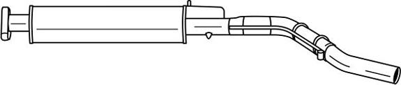 Sigam 12476 - Середній глушник вихлопних газів autozip.com.ua