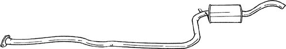 Sigam 25464 - Середній глушник вихлопних газів autozip.com.ua