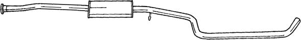 Sigam 25419 - Середній глушник вихлопних газів autozip.com.ua