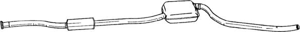 Sigam 25414 - Середній глушник вихлопних газів autozip.com.ua