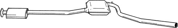 Sigam 25485 - Середній глушник вихлопних газів autozip.com.ua