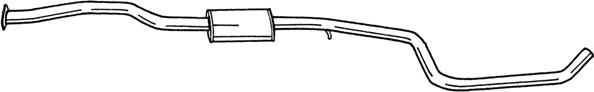 Sigam 25430 - Середній глушник вихлопних газів autozip.com.ua