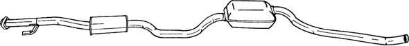 Sigam 25470 - Середній глушник вихлопних газів autozip.com.ua