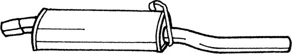 Sigam 25605 - Глушник вихлопних газів кінцевий autozip.com.ua