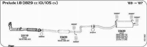 Sigam 012014 - Кільце ущільнювача, труба вихлопного газу autozip.com.ua