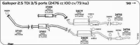 Sigam 018012 - Кільце ущільнювача, труба вихлопного газу autozip.com.ua