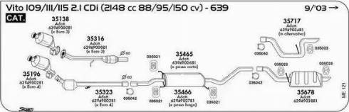 Sigam 035042 - З'єднувальні елементи, система випуску autozip.com.ua