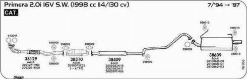 Sigam 038005 - Кільце ущільнювача, труба вихлопного газу autozip.com.ua