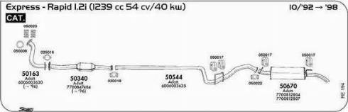 Sigam 025016 - Прокладка, труба вихлопного газу autozip.com.ua