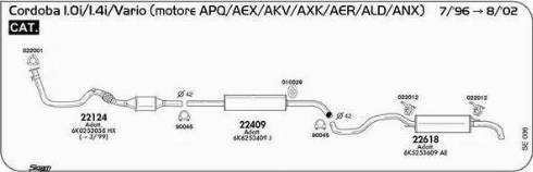 Sigam 022001 - Прокладка, труба вихлопного газу autozip.com.ua