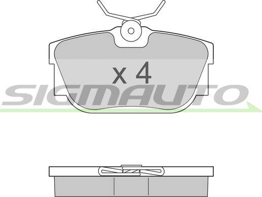 Roadhouse D8777754 - Гальмівні колодки, дискові гальма autozip.com.ua