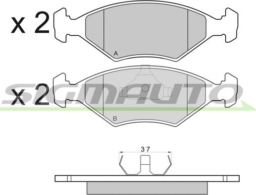 DJ Parts BP2259 - Гальмівні колодки, дискові гальма autozip.com.ua