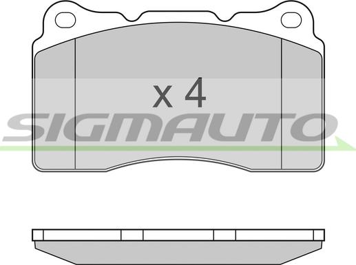 MGA MGA1212 - Гальмівні колодки, дискові гальма autozip.com.ua