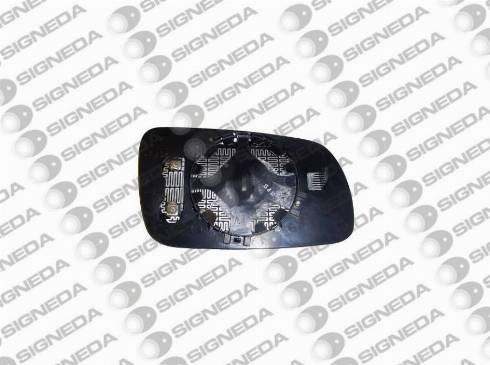Signeda SADM1004BTL - Дзеркальне скло, зовнішнє дзеркало autozip.com.ua