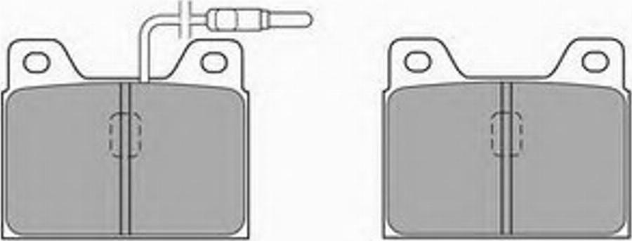 Simer 153 - Гальмівні колодки, дискові гальма autozip.com.ua