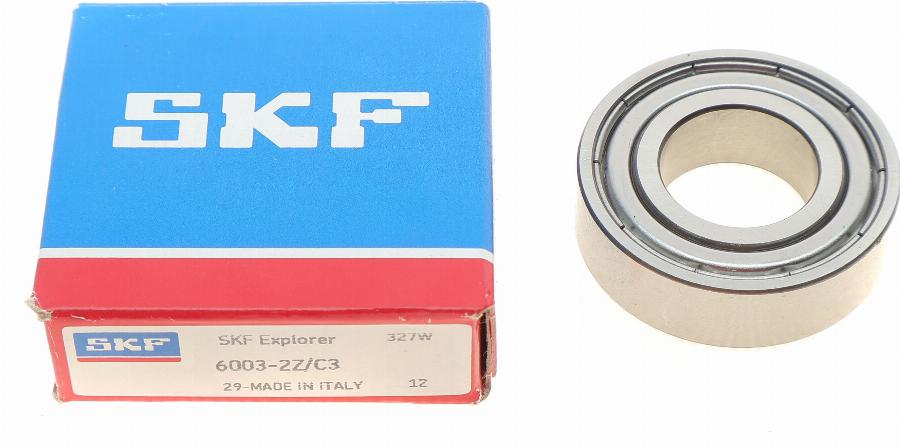 SKF 6003-2Z/C3 - Підшипник autozip.com.ua