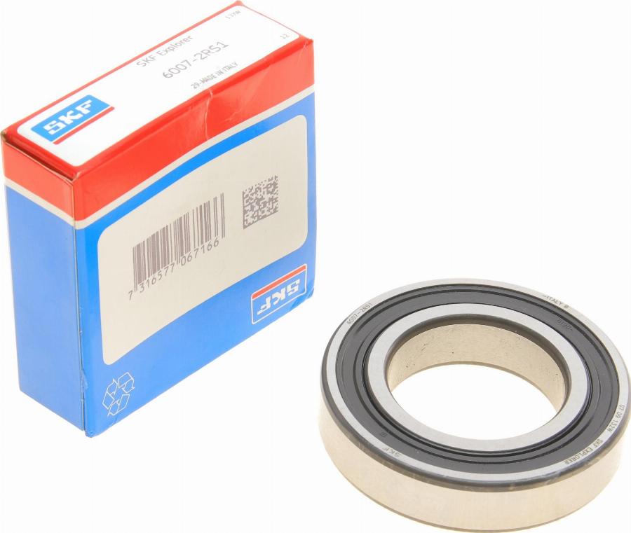 SKF 6007-2RS1 - Підшипник, приводний вал autozip.com.ua