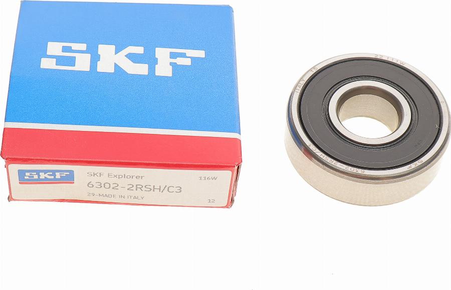 SKF 63022RSH/C3 - Ремінний шків, генератор autozip.com.ua