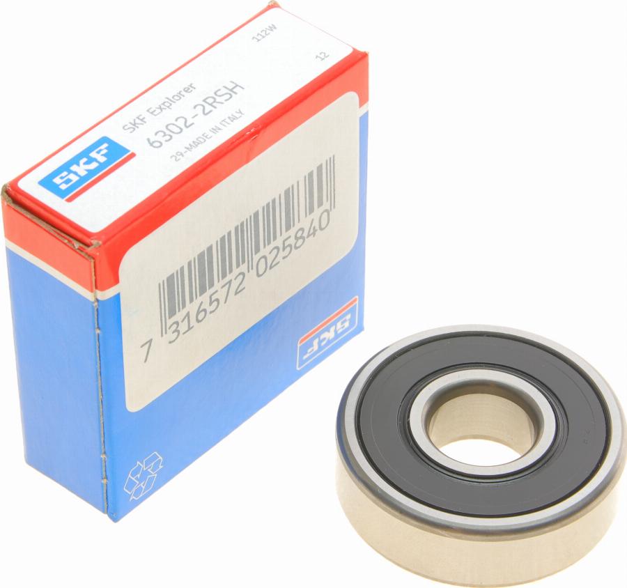 SKF 63022RSH - Ремінний шків, генератор autozip.com.ua