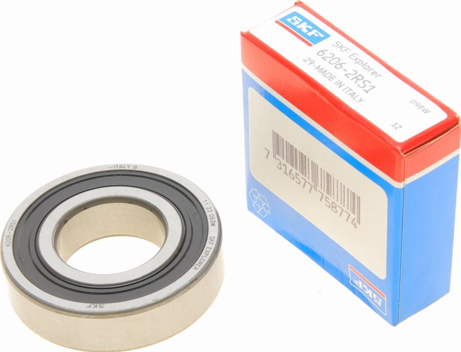 SKF 62062RS1 - Підшипник autozip.com.ua