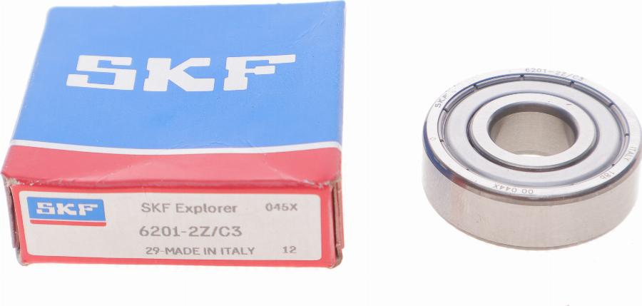 SKF 62012ZC3 - Підшипник контактного кільця, генератор autozip.com.ua