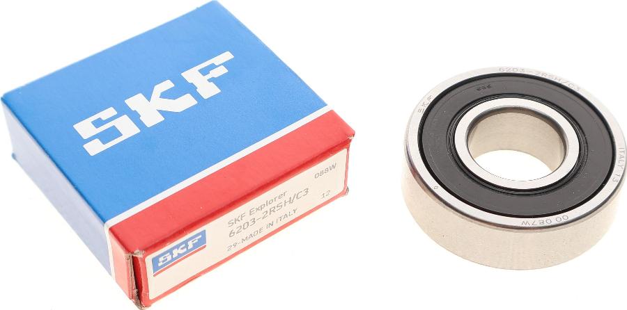 SKF 6203-2RSH/C3 - Комплект підшипника маточини колеса autozip.com.ua