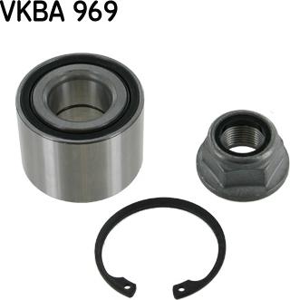 SKF VKBA 969 - Комплект підшипника маточини колеса autozip.com.ua