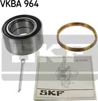 SKF VKBA 964 - Комплект підшипника маточини колеса autozip.com.ua