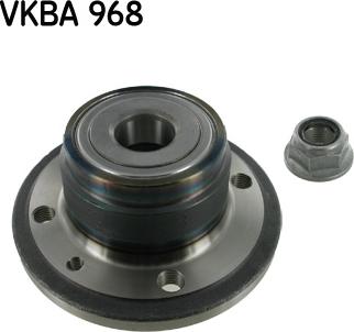 SKF VKBA 968 - Комплект підшипника маточини колеса autozip.com.ua