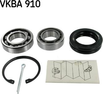 SKF VKBA 910 - Комплект підшипника маточини колеса autozip.com.ua