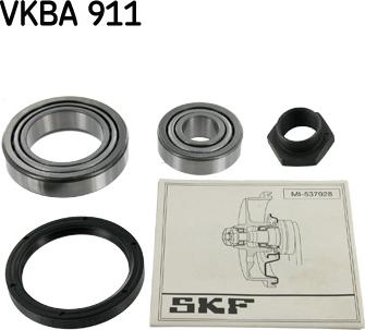 SKF VKBA 911 - Комплект підшипника маточини колеса autozip.com.ua