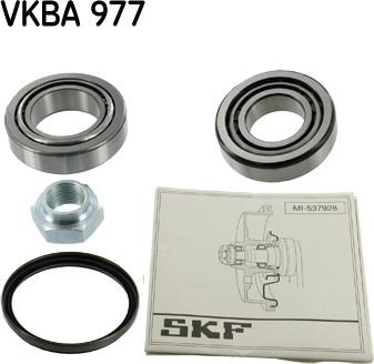 SKF VKBA 977 - Комплект підшипника маточини колеса autozip.com.ua