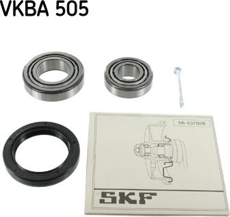 SKF VKBA 505 - Комплект підшипника маточини колеса autozip.com.ua