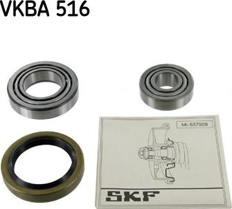 SKF VKBA 516 - Комплект підшипника маточини колеса autozip.com.ua