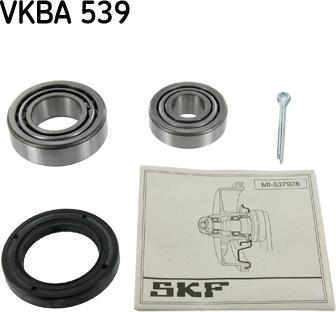 SKF VKBA 539 - Комплект підшипника маточини колеса autozip.com.ua