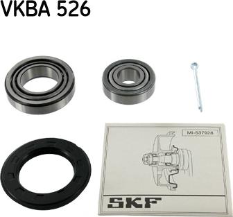 SKF VKBA 526 - Комплект підшипника маточини колеса autozip.com.ua
