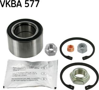 SKF VKBA 577 - Комплект підшипника маточини колеса autozip.com.ua