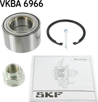 SKF VKBA 6966 - Комплект підшипника маточини колеса autozip.com.ua