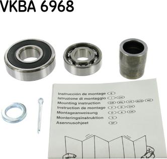 SKF VKBA 6968 - Комплект підшипника маточини колеса autozip.com.ua
