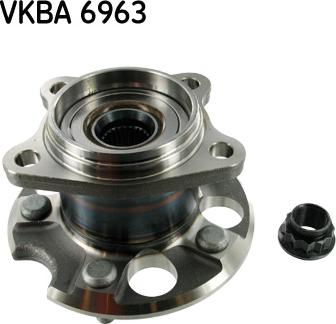 SKF VKBA 6963 - Комплект підшипника маточини колеса autozip.com.ua